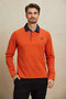Alezio Orange 100% Cotton Sweatshirt - 4