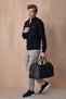 Hervik Black 100% Cotton Knitted Cardigan - 5