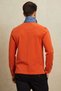 Alezio Orange 100% Cotton Sweatshirt - 7