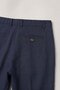 Remparts Navy Blue 100% Linen Bermuda Shorts - 4