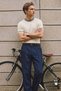 Libertad Off-White Crew Neck Knitwear T-Shirt