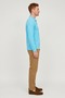 Arendal Turquoise 100% Cotton Polo Sweatshirt - 3