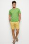 Brandon Green Cotton Basic T-Shirt - 4
