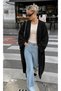 Plus Size Knitwear Long Cardigan