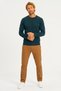 Rush Green 100% Cotton Crew Neck Sweatshirt - 3