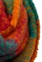 Multi-Colored Soft Textured Tasseled Oversized Box Pattern Fleece-Lined Long and Wide Women's Shawl Scarf - 4