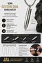 Men's Steel Bullet Pendant – Soldier Police Security Guard Pendant with Openable Prayer and Prayer Beads Compartment, Gift for Lover, Spouse, Father, Friend - 6