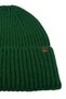 Warm Green Unisex Beanie Woolen Warm Green Soft Folded Ribbed Knit Beanie - 4