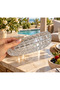 Tessera Handmade Cut Crystal Glass Presentation/Salad Bowl 28 cm 100% Handcrafted - 3