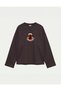 Oversize 100% Cotton 3 Thread Sweatshirt - Tea Is the Main Character