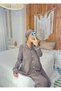 Hijab Boneli Mink Color Cotton Fabric Maternity Pajama Set - 3