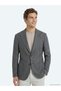 Petrol Modern Fit Linen Blend Jacket