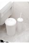 Trash Can Toilet Brush Set White Mgl0060 - 2
