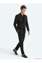 Black Micro Modern Fit Suit - 4
