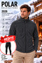 Unisex Windproof 3-Pocket Pro Outdoor Full-Zip Fleece Jacket Cardigan
