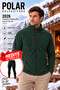 Unisex Windproof 3-Pocket Pro Outdoor Full-Zip Fleece Jacket Cardigan