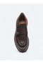 Brown Leather Smart Casual Shoes - 3