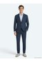 Blue Striped Comfort Fit Suit - 2