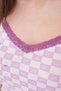 Strappy V-Neck Lace Detailed Jumpsuit Adjustable Waist Tie Women's Pajamas - 6