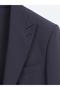 Dark Gray Plain Modern Fit Knitted Suit - 8