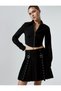 Pleated Mini Skirt Comfortable Mold with Belt Detail - 2