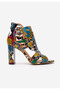 Sandale cu toc Chava multicolore - 3