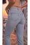 Women's Snow Blue Regular Straight-Leg 100% Cotton Boyfriend-Fit Jeans - 2