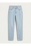 Women's Snow Blue Regular Straight-Leg 100% Cotton Boyfriend-Fit Jeans - 6