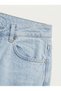 Women's Snow Blue Regular Straight-Leg 100% Cotton Boyfriend-Fit Jeans - 8