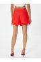 Mini Linen Shorts Skirt Double Breasted Standard - 4