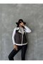 Suede Collared Fur Vest - Anthracite Cream |   Vmf1532 - Anthracite Cream - 4