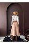Scuba Suede Skirt - Mink |   F2004 - Mink - 5