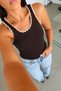 Wicker Knitted Ribbed Athlete's Undershirt - 3