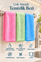 Imported 3-Pack Silk Textured Shiny Microfiber Cleaning Cloth, Glass, Car, Kitchen, Fiber Cloth (40 X 40 cm) - 3