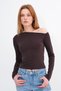 Asymmetric Collar Blouse B1668-T11