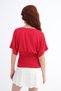 V-Neck Gathered Blouse P0957 - 6