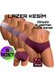 5-Pack Laser Cut Stitch-Free Non-Marking Extra Flexible and Extra Soft Slip - 3