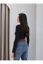 Gathered Front V-Neck Long Sleeve Blouse - 5