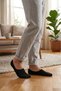 3 Pack Black Men's Bamboo Seamless Flexible Non-Slip Invisible Ballerina Socks - Premium - 6