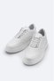 Men's White 100% Leather Casual Shoes A61Y8002 - 2