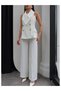 Double-Breasted Vest Pant Set - 3