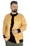 Fashion XL Large Size Men's College Coat Jesica 22611 Yellow