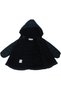 Unisex Navy Blue Plush Quilted Coat - 4