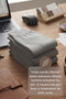 3-Piece Gray Men's Business Bamboo Seamless Reinforced Thin Summer Socks - Premium - 2