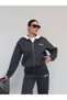 Double Color Hooded Tracksuit Set - 2