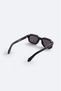 Black Round Frame Polarized Sunglasses B008810 - 4