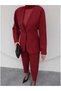 Seated Waist Jacket Pants Set - 2