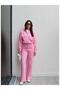 Ribbed Zip Detail Brushed Inside Tracksuit Set