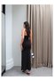 Halter Neck Buckle Detail Dress - 5