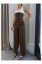 Corsage Detail Blouse Pants Set - 6